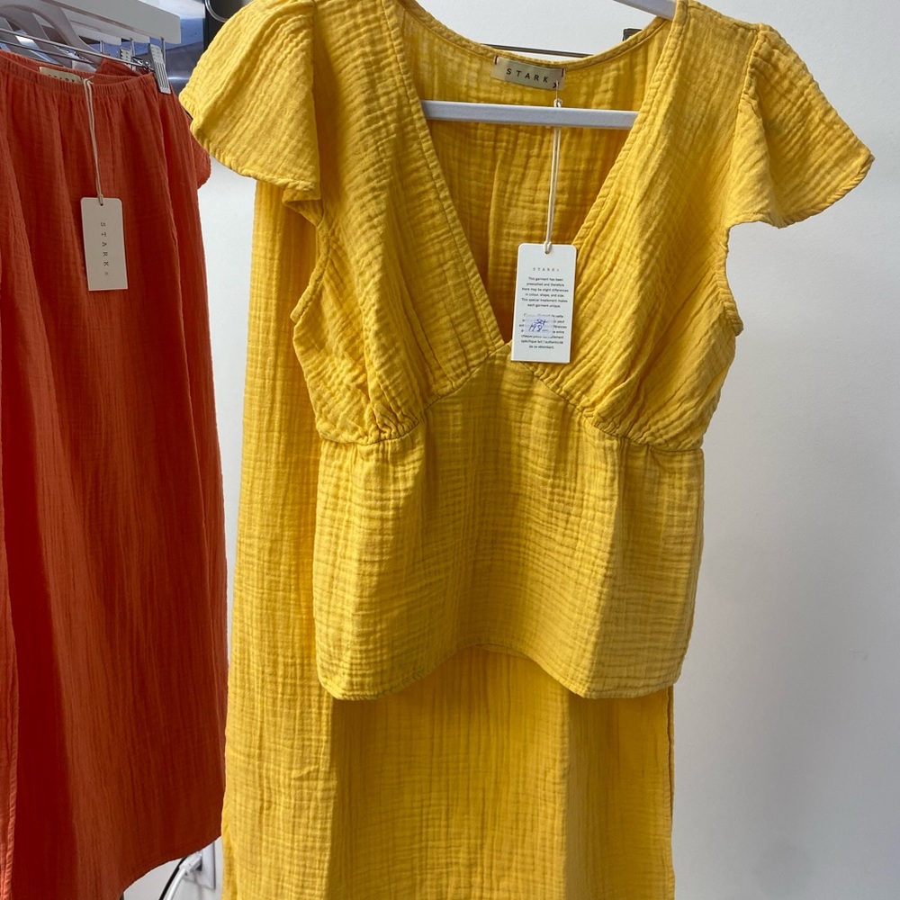 Two piece sexy comfortable shirt and skirt